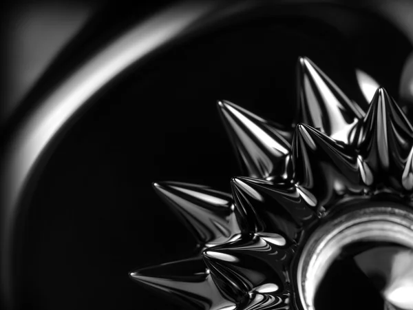 Ferrofluid. Nahaufnahme. — Stockfoto