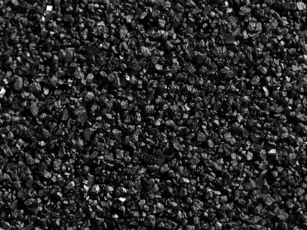 Siyah kum. Yakın çekim.