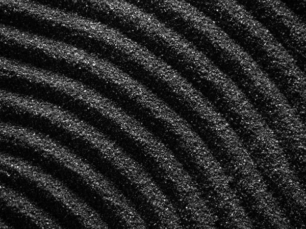 Černý písek. Detail. — Stock fotografie