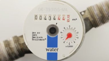 metre su, yakın çekim.