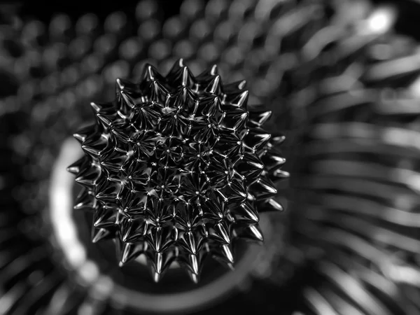 Ferrofluide. Gros plan . — Photo