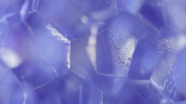 Soyut köpük. Yakın çekim.