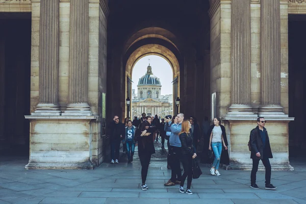 Louvre Paris França Cidade Passeios Editorial Viagem Atirar — Fotografia de Stock