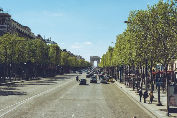 Paris Stadspromenader Frankrike Redaktionellt Resor Skjuta — Stockfoto