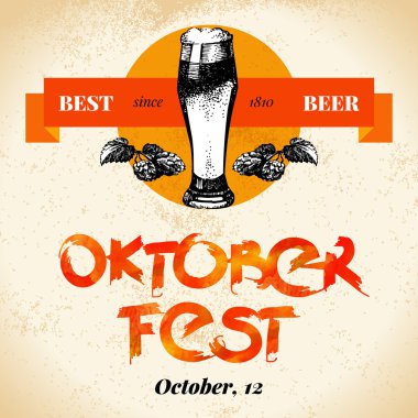 Oktoberfest antika arka plan