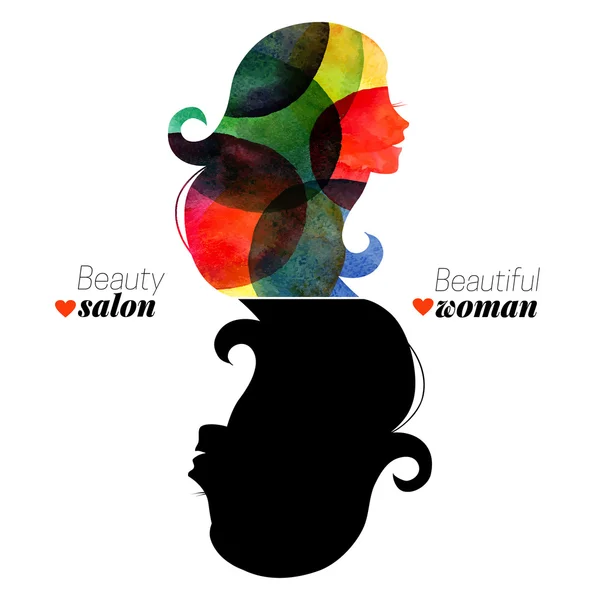 Concept for woman beauty salon — Stock Vector