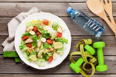 Taze sağlıklı diyet salata