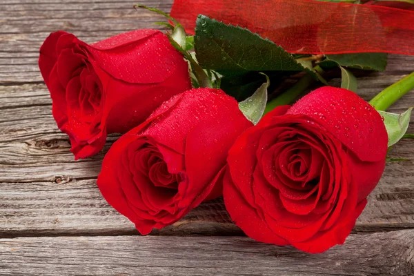 Fresh red roses — Stock Photo, Image