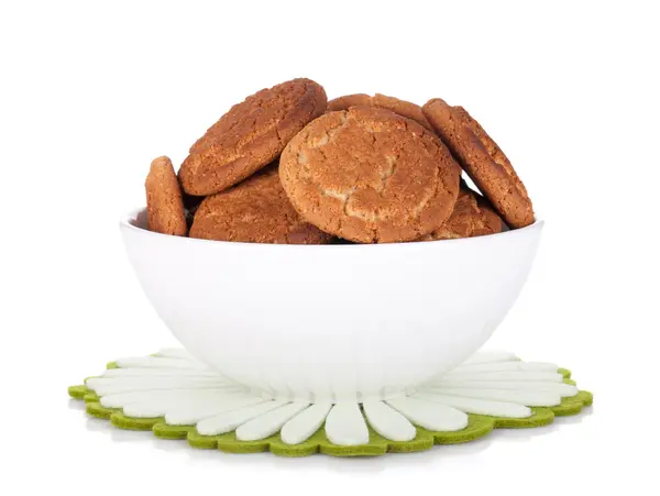 Bowl of homemade cookies — Stock Photo, Image