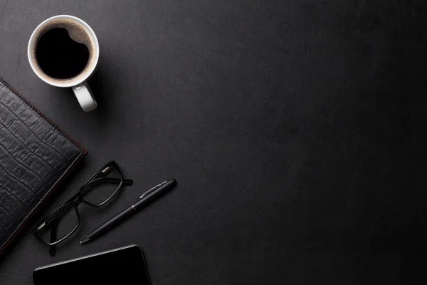 Tazza di caffè e forniture — Foto Stock