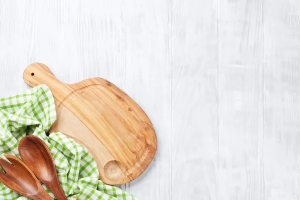 stock image Cooking utensils on table