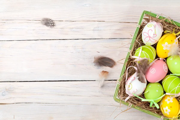 Húsvéti színes tojások — Stock Fotó
