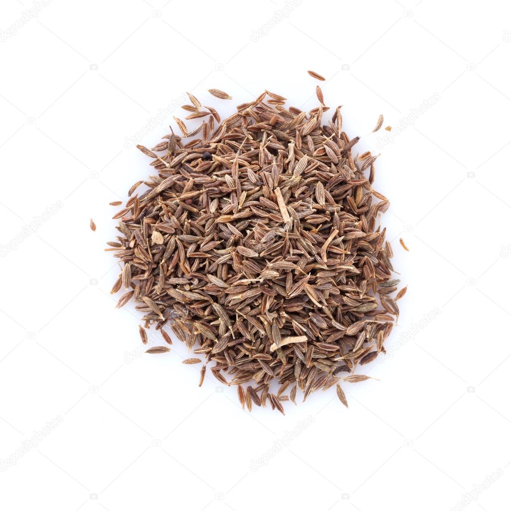 Heap of cumin seeds