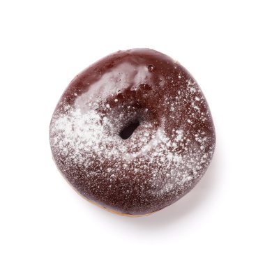 Çikolatalı çörek, izole