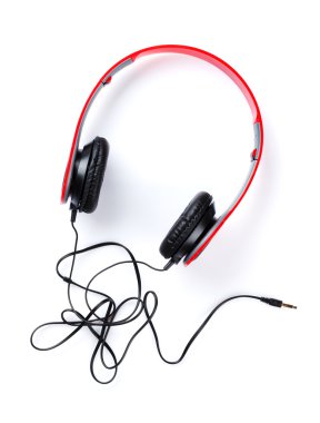 Kulaklıklar. Beyaz izole