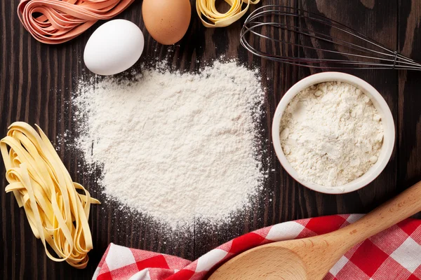 Cocina casera de pasta — Foto de Stock