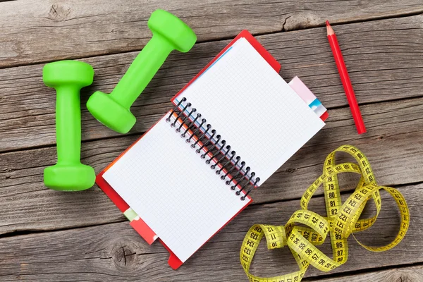 Gesunde Ernährung und Fitness — Stockfoto