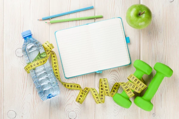 Conceito de dieta e fitness — Fotografia de Stock