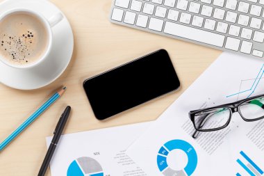 Ofis Resepsiyon çalışma alanı ile pc