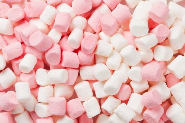 Colorful marshmallows texture clipart