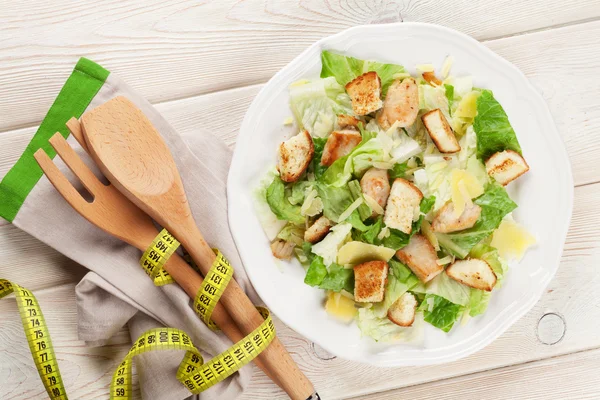 Fresh healthy caesar salad — Stock Photo, Image