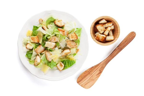 Salată de cezar proaspătă sănătoasă — Fotografie, imagine de stoc