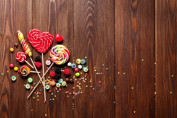 Bunte Bonbons, Gelee und Marmelade — Stockfoto