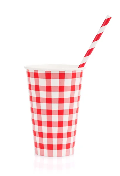 Paper cup with takeaway drink — Stock Photo, Image