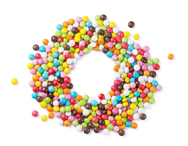 Marco de caramelos coloridos — Foto de Stock