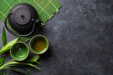 Yeşil Japon çayı.