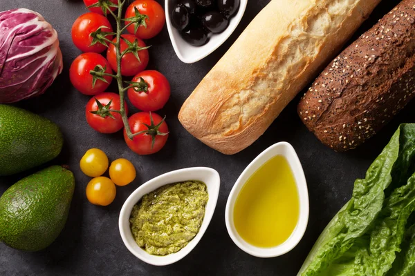 Cozinha sanduíche Ciabatta — Fotografia de Stock