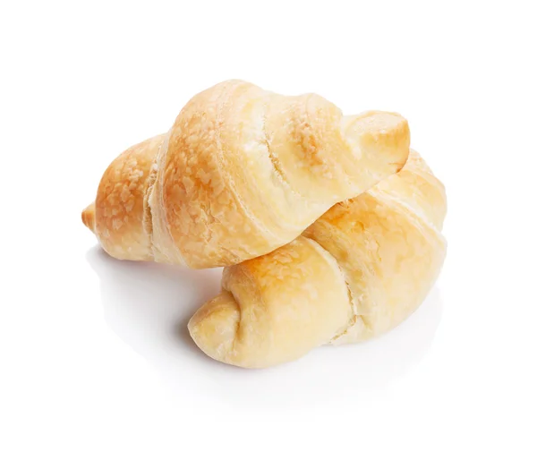 Fresh homemade croissants — Stock Photo, Image