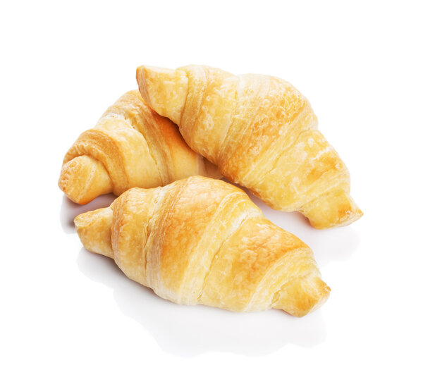 Fresh homemade croissants