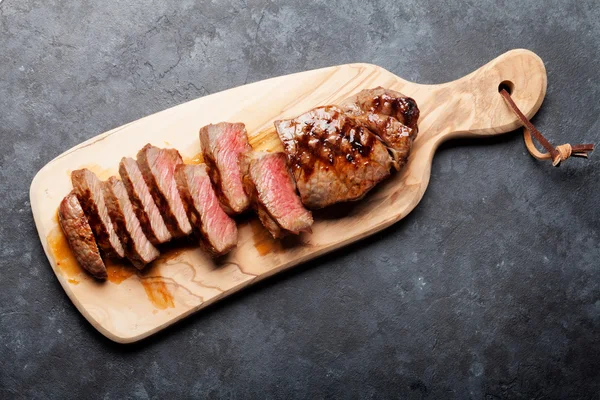 Grilled striploin steak — Stock Photo, Image