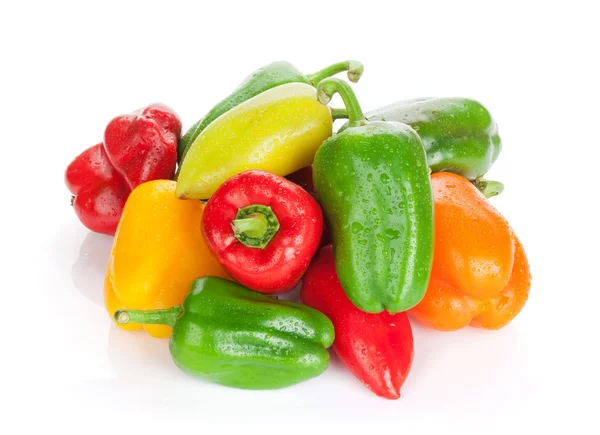 Fresh colorful bell peppers — Stock Photo, Image