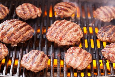 Izgarada pişirme Burger