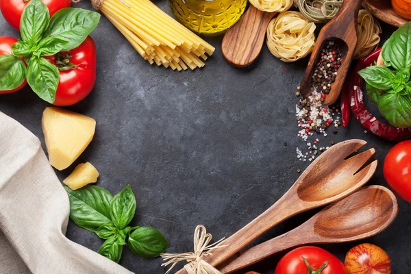 Italian food cooking — Stock Photo, Image