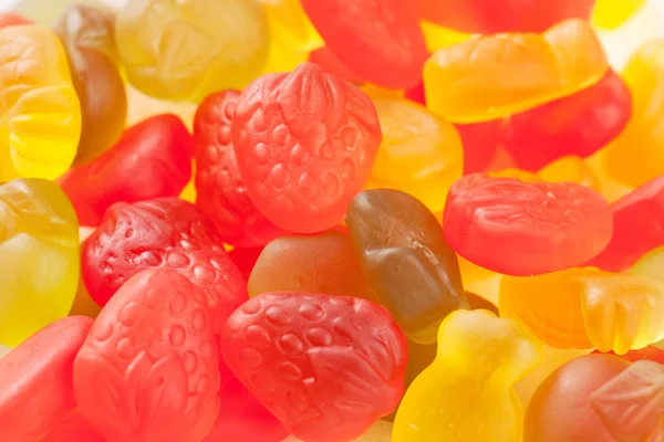 Барвисті цукерки желейні — стокове фото