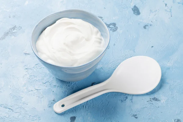 Sour cream. Dairy products — Stock Photo, Image