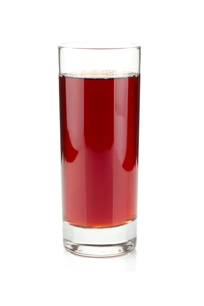 Pomegranate juice in glass — Stock Photo, Image