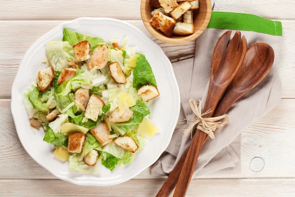 Salada de césar saudável e fresca — Fotografia de Stock