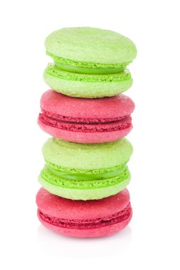 Renkli tatlı macaron