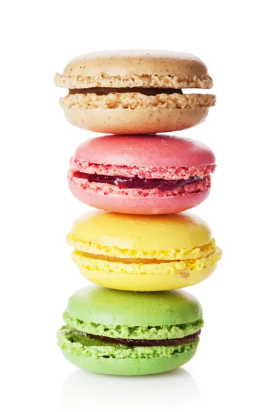 Macarons coloridos doces — Fotografia de Stock