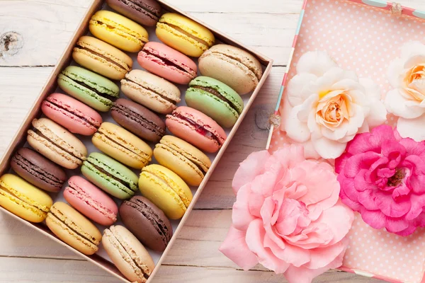 Colorful Sweet macarons — Stock Photo, Image