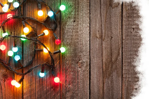Πολύχρωμα φώτα των Χριστουγέννων — Φωτογραφία Αρχείου