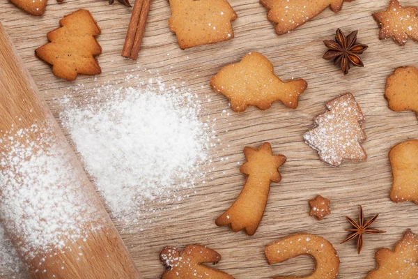 Biscoitos de gengibre — Fotografia de Stock