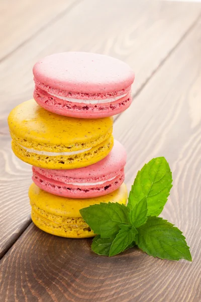 Cookies de macaron colorés — Photo