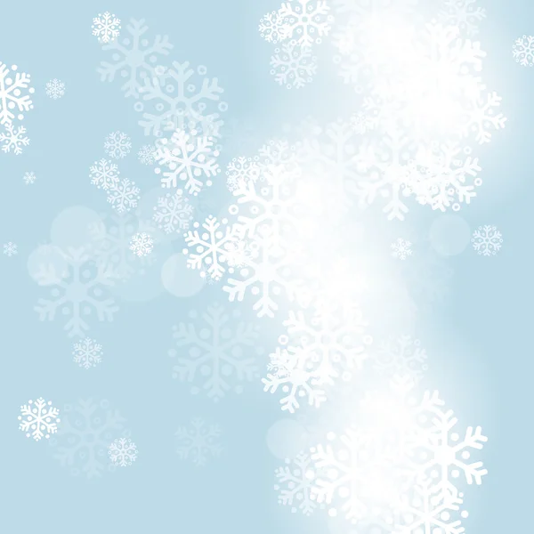 Blauwe kerstachtergrond — Stockvector