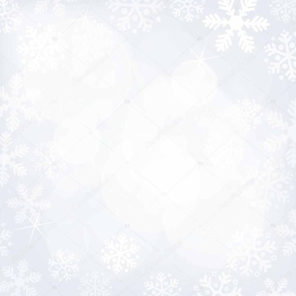 Abstract silver christmas background