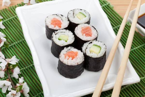 Sushi maki készlet — Stock Fotó